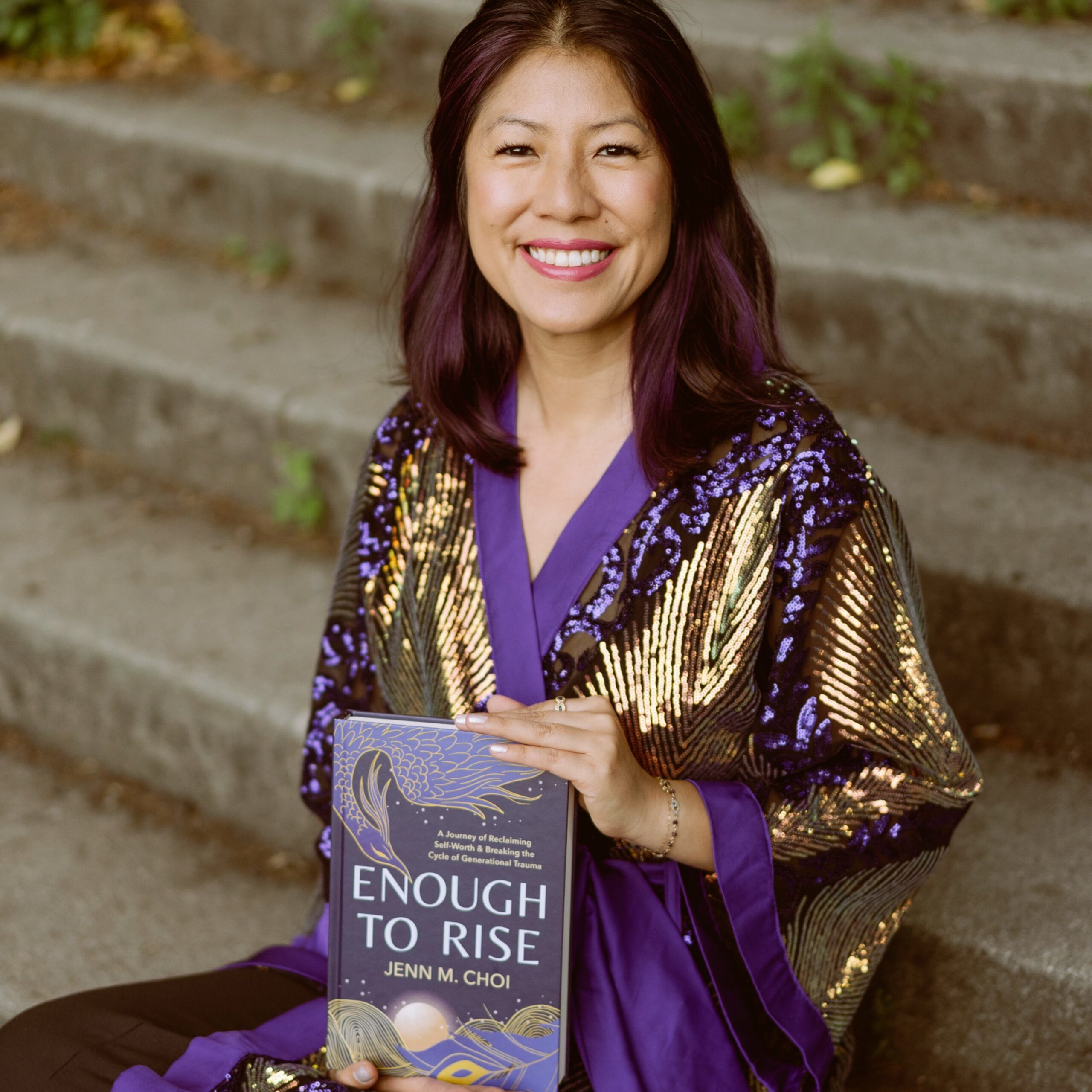 New Enough to Rise Author cropped Jenn M. Choi robe